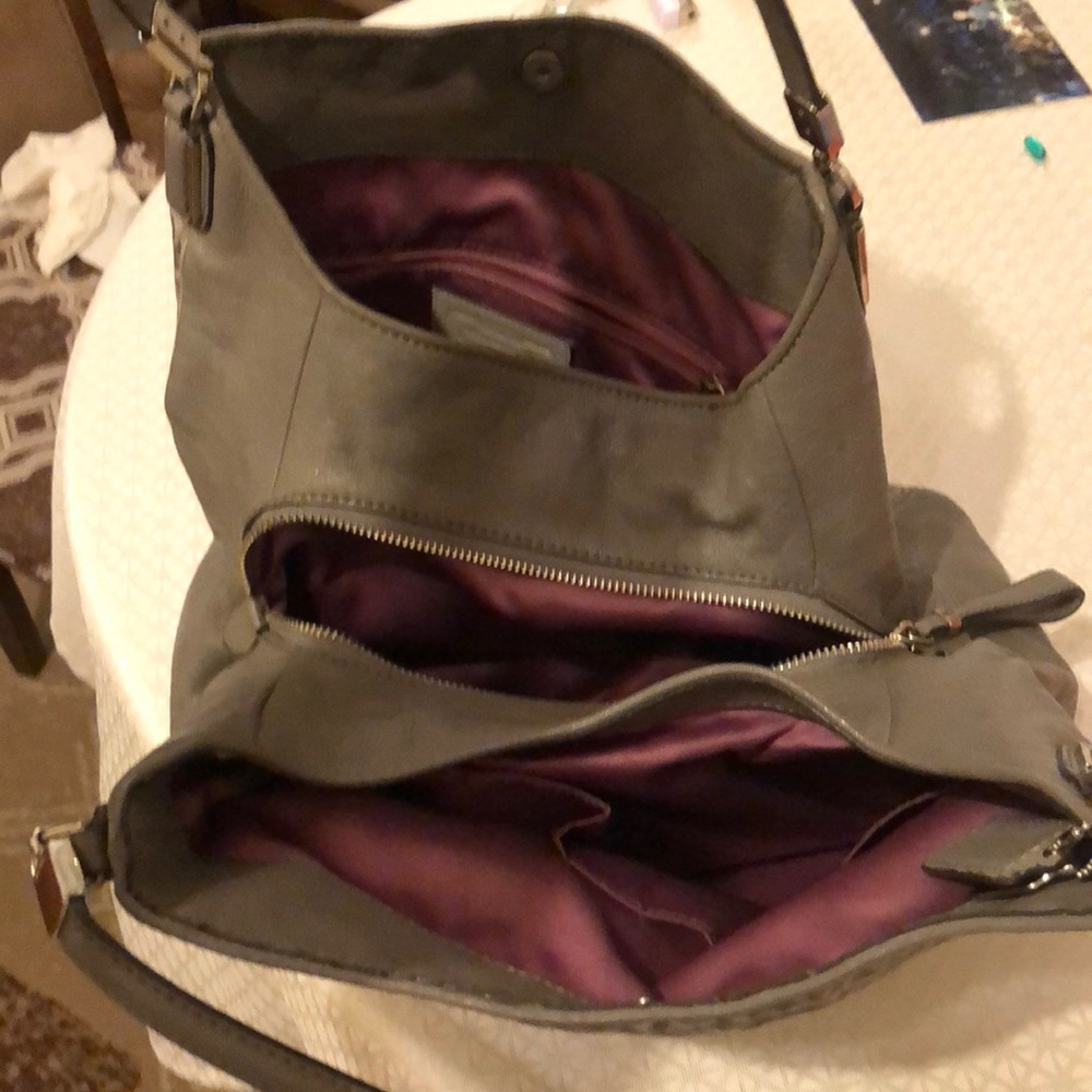 Authentic grey coach bag - Picture 4 of 8